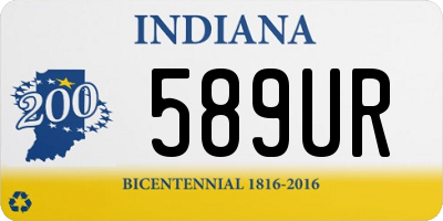 IN license plate 589UR