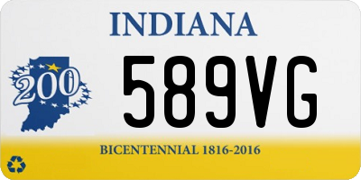 IN license plate 589VG