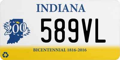 IN license plate 589VL