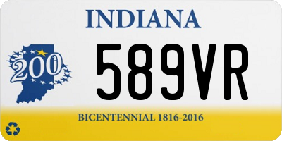 IN license plate 589VR