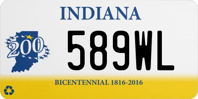 IN license plate 589WL