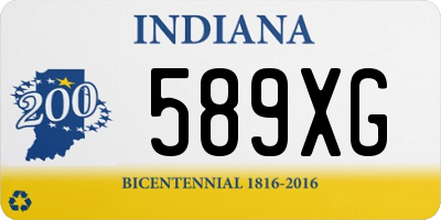 IN license plate 589XG