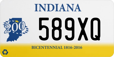 IN license plate 589XQ