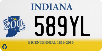 IN license plate 589YL