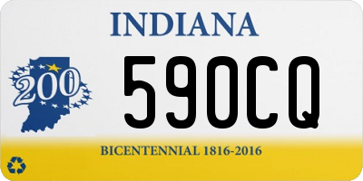 IN license plate 590CQ