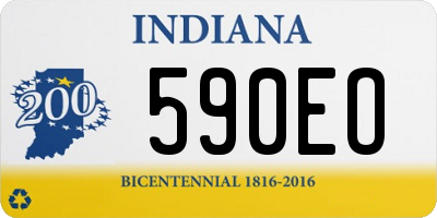 IN license plate 590EO