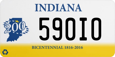 IN license plate 590IO