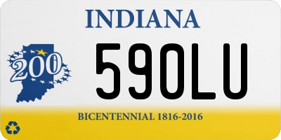 IN license plate 590LU