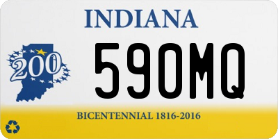 IN license plate 590MQ