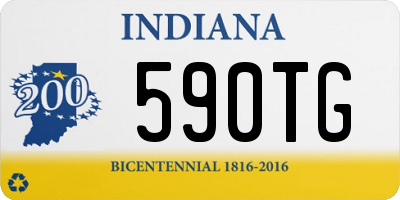 IN license plate 590TG