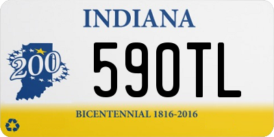 IN license plate 590TL