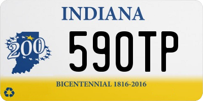 IN license plate 590TP