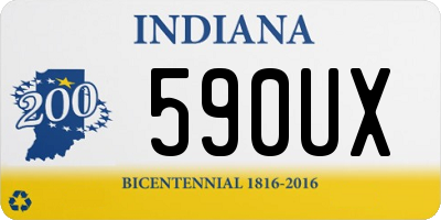 IN license plate 590UX