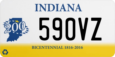 IN license plate 590VZ