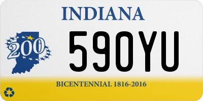 IN license plate 590YU