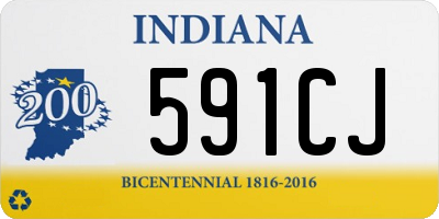 IN license plate 591CJ