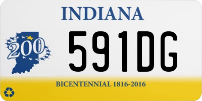 IN license plate 591DG