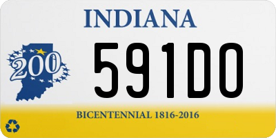 IN license plate 591DO