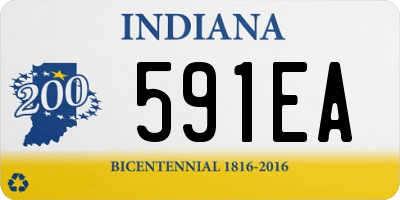 IN license plate 591EA