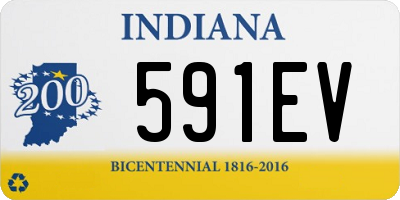 IN license plate 591EV