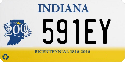 IN license plate 591EY