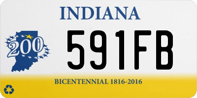 IN license plate 591FB