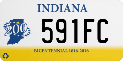 IN license plate 591FC