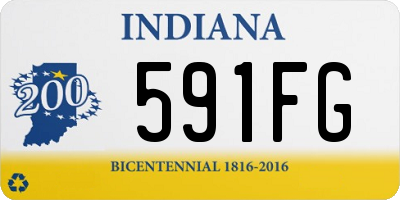 IN license plate 591FG