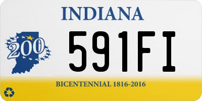 IN license plate 591FI