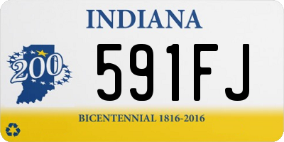 IN license plate 591FJ