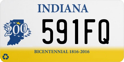 IN license plate 591FQ