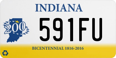 IN license plate 591FU