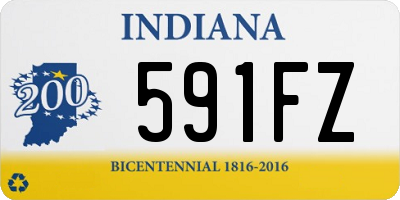 IN license plate 591FZ