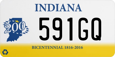 IN license plate 591GQ