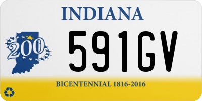 IN license plate 591GV