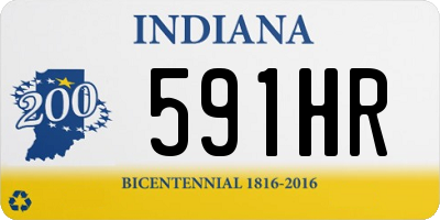IN license plate 591HR