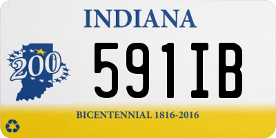 IN license plate 591IB