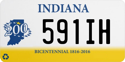 IN license plate 591IH
