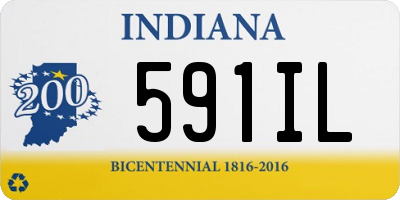 IN license plate 591IL
