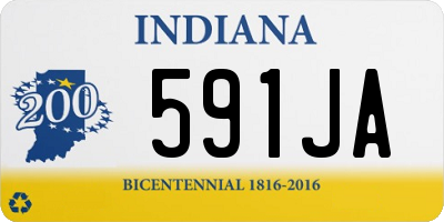 IN license plate 591JA