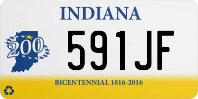 IN license plate 591JF