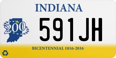 IN license plate 591JH