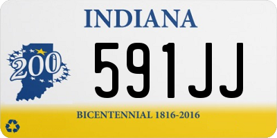 IN license plate 591JJ