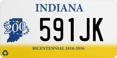 IN license plate 591JK