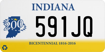 IN license plate 591JQ