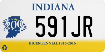 IN license plate 591JR