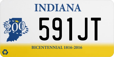 IN license plate 591JT