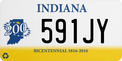 IN license plate 591JY