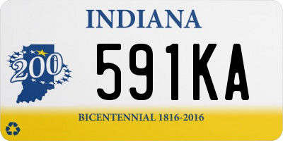 IN license plate 591KA