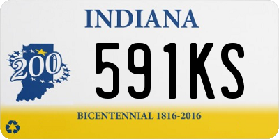 IN license plate 591KS